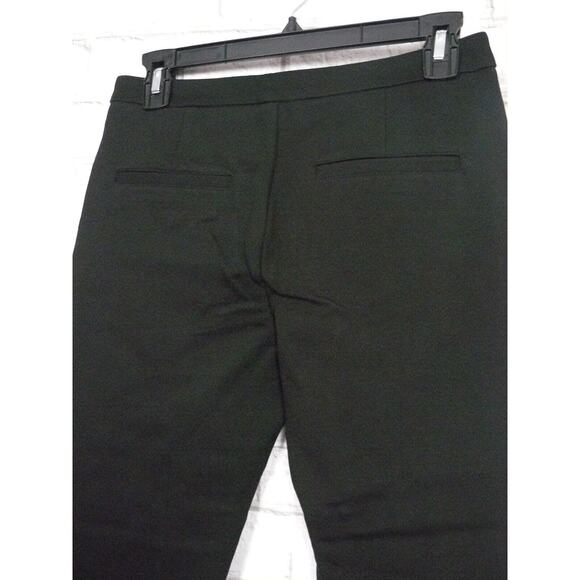 Joie Shawnta Caviar Black Cropped Cuffed Dress Pants 4 NEW - Picture 8 of 9